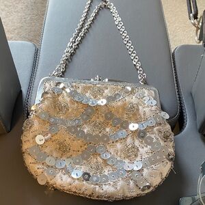 A vintage Mister Ernest sequined evening purse